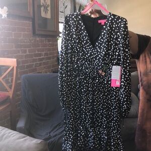 Black and White Polka Dot Dress